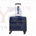 OkaeYa 16 inch 4 wheel Trolley Cabin Bag- Exclusive Pilot Bag Shape-Blue